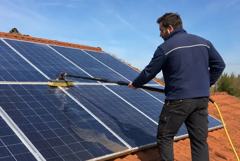 Nettoyage et entretien de panneaux solaires à Anglès