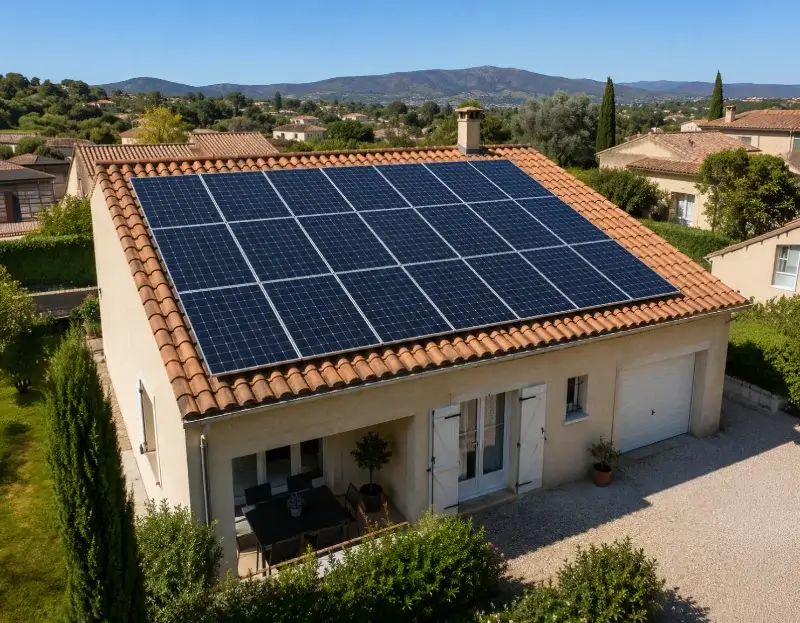 Prime à l'autoconsommation panneaux solaires Anglès — aide financière de l'État